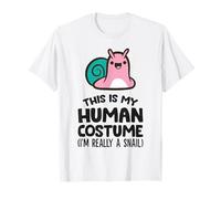 This is My Human Costume I'm Really A Snail T-Shirt