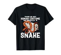 This Is My Human Costume I'm Really A Snake Snakes Animals T-Shirt