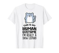 This is My Human Costume I'm Really A Snow Leopard T-Shirt