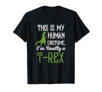This is My Human Costume I'm Really A T-Rex Funny Halloween Value Graphic T-Shirt