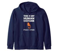 This Is My Human Costume I'm Really A Tamarin Zip Hoodie