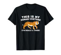 This Is My Human Costume I'm Really A Tiger Cute Tiger T-Shirt
