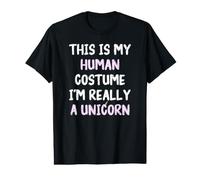 This is My Human Costume I'm Really A Unicorn Value Graphic T-Shirt