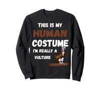 This Is My Human Costume I'm Really A Vulture Bird Sweatshirt
