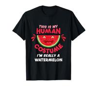 This is My Human Costume Im Really A Watermelon Halloween T-Shirt