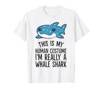 This Is My Human Costume I'm Really A Whale Shark T-Shirt