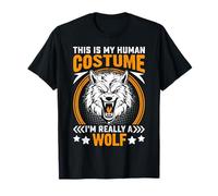 This Is My Human Costume Im Really A Wolf T-Shirt