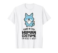 This is My Human Costume I'm Really A Wolf T-Shirt