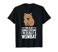 This is My Human Costume I'm Really A Wombat T-Shirt