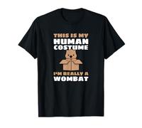This is My Human Costume I'm Really A Wombat T-Shirt
