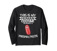 This is My Human Costume I'm Really A Yersinia Pestis Long Sleeve T-Shirt