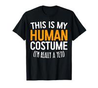 This Is My Human Costume I'm Really A Yeti Shirt Adult Kids T-Shirt