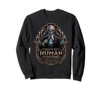 This Is My Human Costume I'm Really An Alien Art Deco Sweatshirt