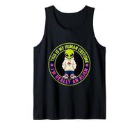 This is My Human Costume I'm Really an Alien Funny Vintage Tank Top