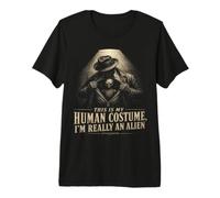 This is My Human Costume I'm Really an Alien Noir Premium T-Shirt