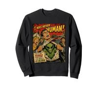 This Is My Human Costume I'm Really An Alien Retro Comic Sweatshirt