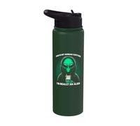 This is My Human Costume I'm Really an Alien Stainless Steel Insulated Water Bottle