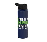 This is My Human Costume I'm Really an Alien Stainless Steel Insulated Water Bottle