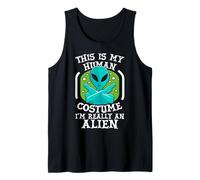 This is My Human Costume I'm Really an Alien Tank Top