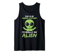 This is My Human Costume I'm Really an Alien Tank Top
