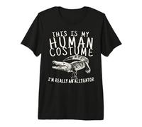 This is My Human Costume I'm Really an Alligator Shirt Funny Premium T-Shirt