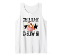 This is My Human Costume I'm Really an Anglerfish Tank Top