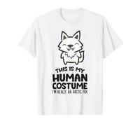 This is My Human Costume I'm Really an Arctic Fox T-Shirt