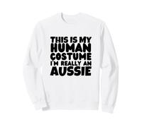 This Is My Human Costume I'm Really An Australian Shepherd Sweatshirt