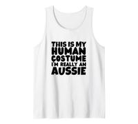 This is My Human Costume I'm Really an Australian Shepherd Tank Top