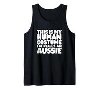 This is My Human Costume I'm Really an Australian Shepherd Tank Top