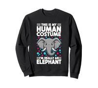This Is My Human Costume I'm Really An Elephant Sweatshirt