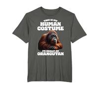 This Is My Human Costume I'm Really An Orangutan T-Shirt
