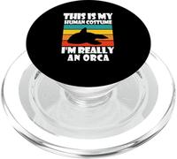 This Is My Human Costume I'm Really An Orca Funny Orca Gift PopSockets PopGrip for MagSafe