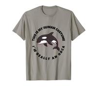 This is My Human Costume I'm Really an Orca Whale Orcas T-Shirt