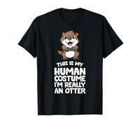 This is My Human Costume I'm Really an Otter T-Shirt