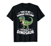 This Is My Human Costume I'm Really Dinosaur Ghost Halloween T-Shirt
