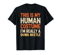This Is My Human Costume I'm Really Dung Beetle Halloween T-Shirt