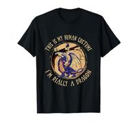 This is My Human Costume Magical Fantasy Halloween Dragon T-Shirt