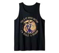 This is My Human Costume Magical Fantasy Halloween Dragon Tank Top
