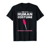 This is My Human Costume Mascara Value Graphic T-Shirt