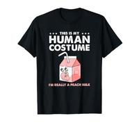 This is My Human Costume Peach Milk Value Graphic T-Shirt