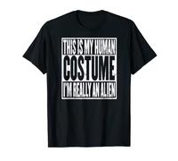 THIS IS MY HUMAN COSTUME REALLY AN ALIEN Area 51 Shirt UFO T-Shirt