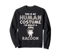 This Is My Human Costume Shirt - Funny Racoon Shirt Tee Sweatshirt