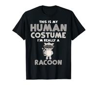 This Is My Human Costume Shirt - Funny Racoon Shirt Tee T-Shirt