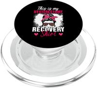 This Is My Hysterectomy Recovery Shirt Uterus-Messy Bun PopSockets PopGrip for MagSafe