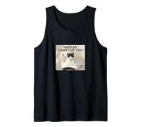 This is my I Don't Care Pose - Funny Cat Meme Tank Top