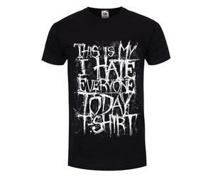 This Is My I Hate Everyone Today Mens Black T-Shirt
