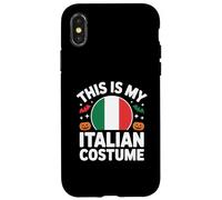 This Is My Italian Costume Italy Flag Easy Halloween Costume Case for iPhone X/XS