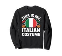 This Is My Italian Costume Italy Flag Easy Halloween Costume Sweatshirt
