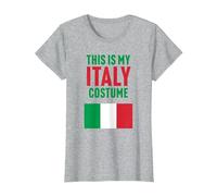 This is My Italy Costume T-Shirt, Women, Heather Grey, X-Small
